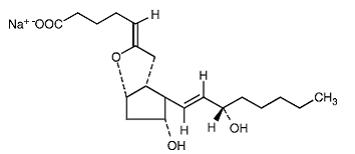 FLOLAN(epoprostenol sodium) Structural Formula Illustration