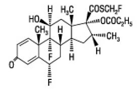 FLOVENT DISKUS (fluticasone propionate) Structural Formula Illustration