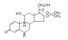 AEROBID (flunisolide)  structural formula illustration