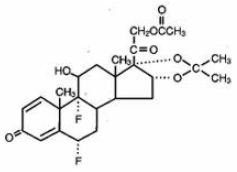 LIDEX (fluocinonide)  structural formula illustration