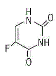 FLUOROURACIL- fluorouracil Structural Formula Illustration