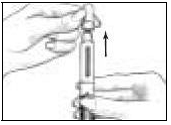 Leave the Inner Needle Shield in place - Illustration