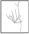 Pull the syringe out quickly and apply pressure to the site with an alcohol swab - Illustration