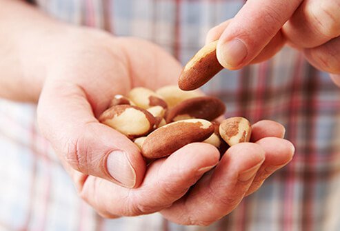 Selenium is an important antioxidant mineral in foods that fight depression like Brazil nuts.