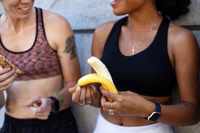 Bananas contain potassium, but they are also high in sugar.