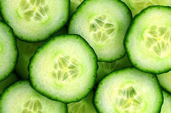 Cucumbers fight inflammation and they are mostly water, so they are hydrating.