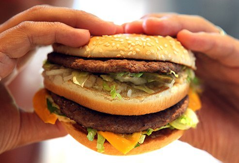 Fatty greasy foods take longer to digest and may contribute to cramps. 