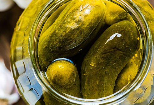 Some athletes swear by pickle juice as a fast way to stop a muscle cramp.