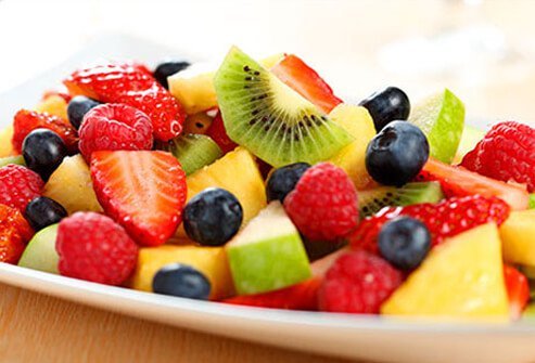Fructose in fruit may increase triglycerides.