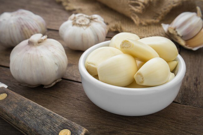 Allicin in garlic helps blood flow more efficiently.