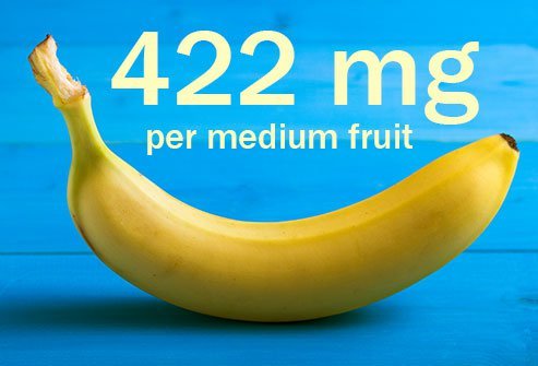 Bananas are the best known high potassium food. 