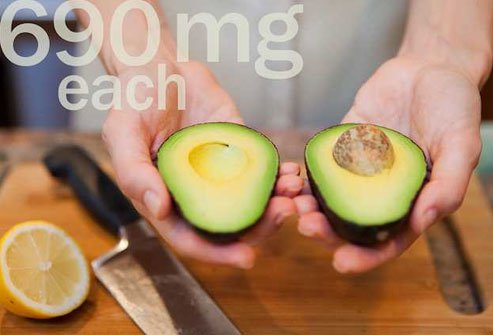 Avocados serve up lots of potassium and fat-soluble vitamins A, C, and E.