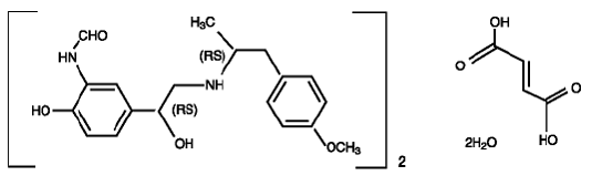 FORADIL®CERTIHALER® (formoterol fumarate) Structural Formula Illustration