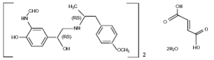 FORADIL AEROLIZER (formoterol fumarate) Structural Formula Illustration