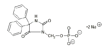 CEREBYX® (fosphenytoin sodium) Structural Formula Illustration