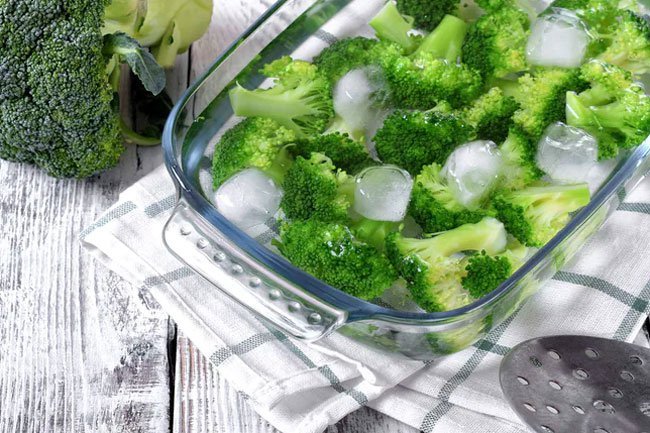 If you freeze your own vegetables, you should always blanch before you freeze.