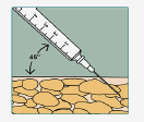 Slowly pull the plunger back until the tip of the plunger reaches the 1 mL line - Illustration