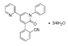 FYCOMPA® (perampanel) Structural Formula Illustration