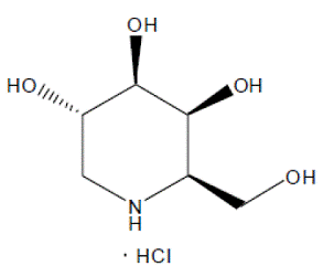 GALAFOLD™ (migalastat) Structural Formula - Illustration
