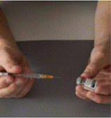 Choose a different site to give the injection each day - Illustration