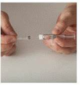 Find the gray rubber seal on top of the GATTEX vial - Illustration