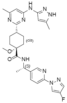 GAVRETO™ (pralsetinib) Structural Formula Illustration