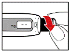 Pinch a fold of skin at the injection site firmly, and push the needle straight into the skin at a 90-degree angle - Illustration