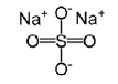 Sodium Sulfate Structural Formula Illustration