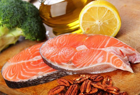 Some fish are considered high-purine foods.