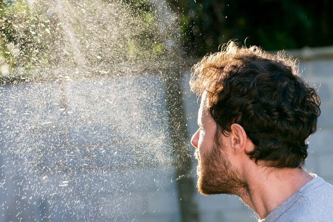 Strep throat causes include inhaling droplets containing group A streptococcus.
