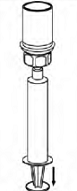 Invert the system upside down and draw the concentrate into the syringe - Illustration