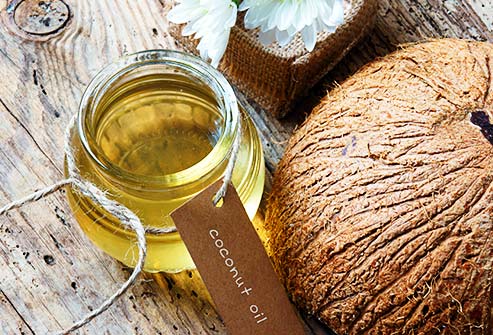 Coconut oil is great for protecting and moisturizing dry, cracked skin.