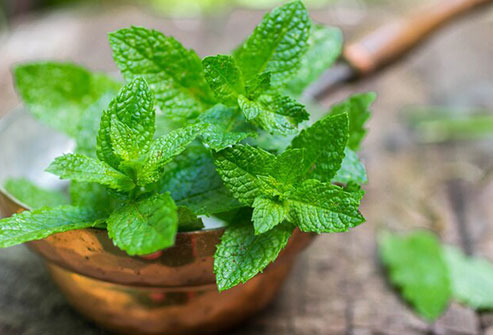 Mint may help tamp down bloating, gas, and other problems after you eat.