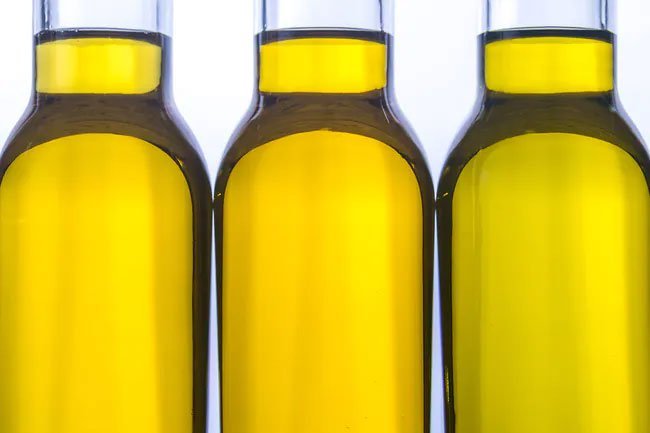 Olive oil comes in one of three types, or grades: extra virgin, virgin, and refined (light).