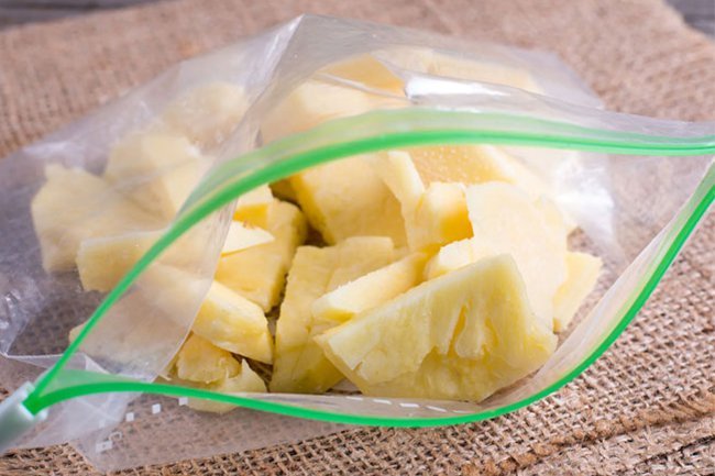 Pineapple keeps for 2 to 3 days on the countertop, 5 to 7 days in the fridge and for 6 months or more in the freezer.