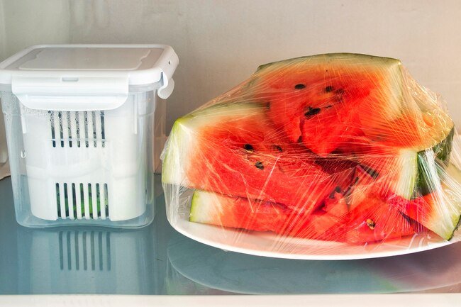 Wash the outside of your melon before you slice into it.