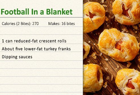 Football in a blanket recipe.