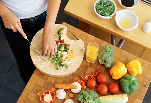 Watch out for cross-contamination in the kitchen.