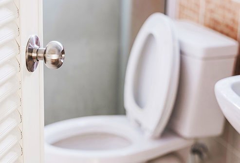 You should wipe your toilet down once a day.
