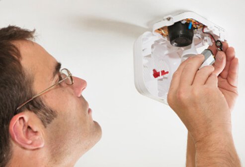 Make sure batteries in smoke and carbon monoxide detectors are changed regularly and working.