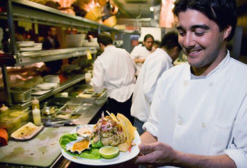 In restaurants where food is cooked to order, you can make special requests for lighter fare.