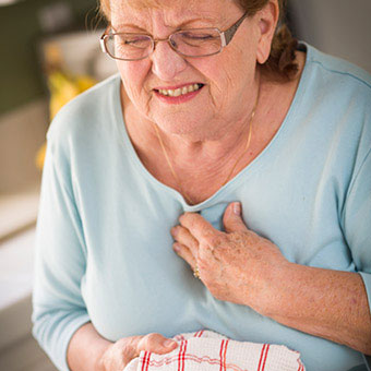 Chest pain and shortness of breath are common symptoms of a heart attack.