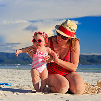 Heat rash can affect both children and adults manifesting as red bumps on the skin.