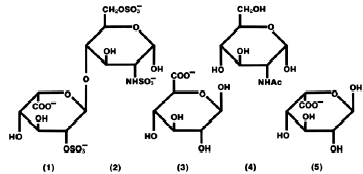 HEP-LOCK U/P (Heparin Sodium) Structural Formula Illustration