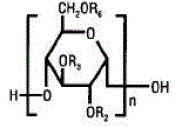 HESPAN® (hetastarch in sodium chloride) Structural Formula Illustration