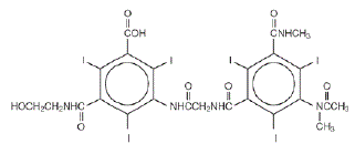 Ioxaglate Sodium - Structural Formula Illustration