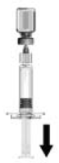 Withdraw entire contents of vial - Illustration