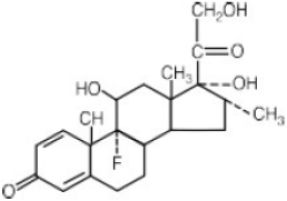HIDEX 6-DAY (dexamethasone) Structural Formula Illustration