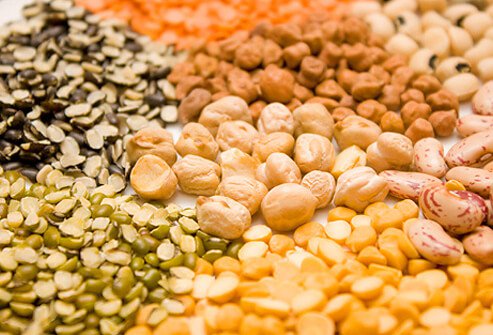 A variety of beans.