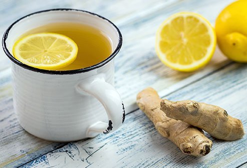 Warm Tea Lemmon and Ginger